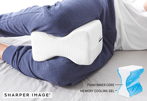 Cooling Foam Leg Pillow by Sharper Image @