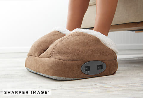 Heated Slipper Socks @ Sharper Image  Heated slippers, Slipper socks,  Slippers