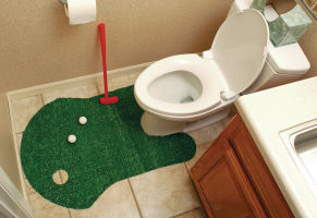 Bathroom Mini Golf Game