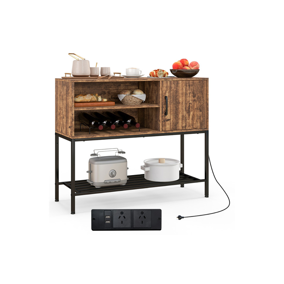 Buffet Sideboard Coffee Bar @ SharperImage.com