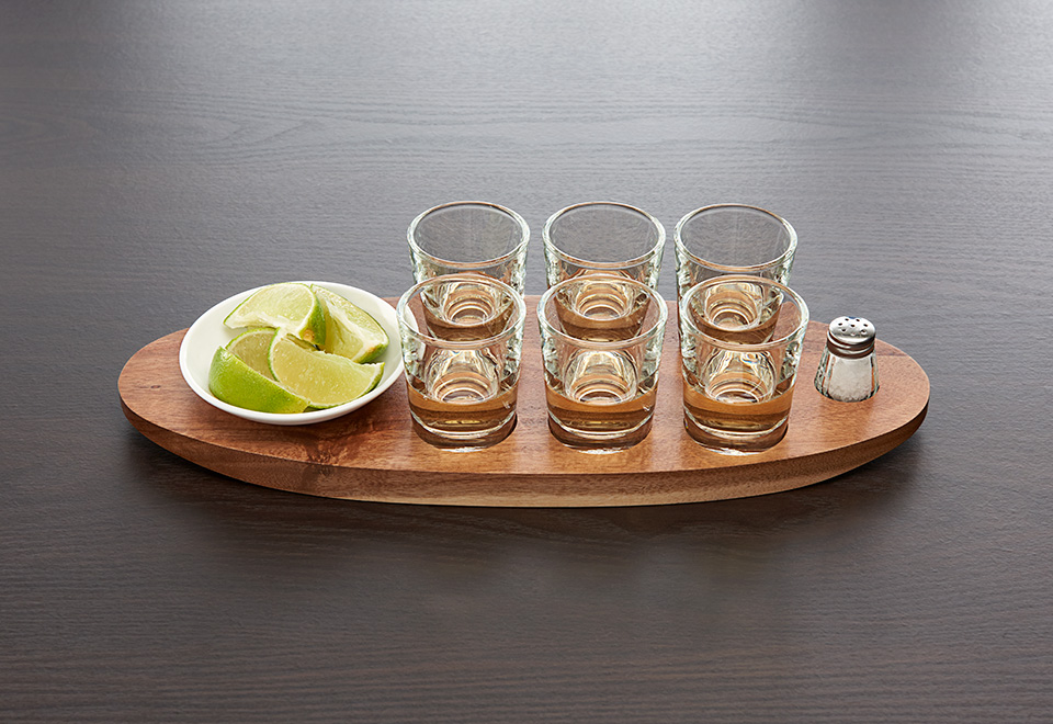 shot glass tray set