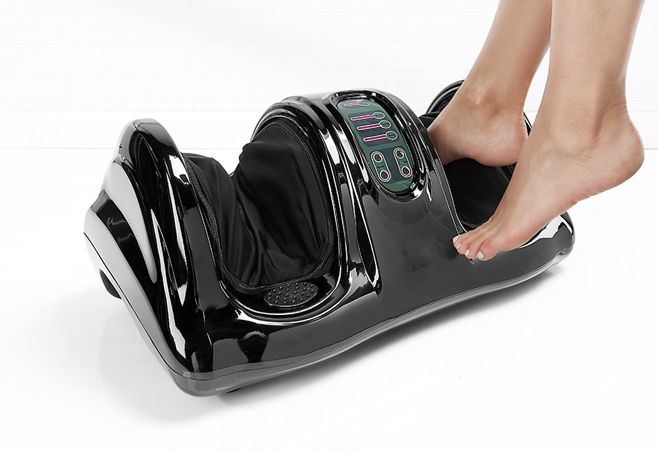 Sharper image shiatsu store kneading and rolling foot massager