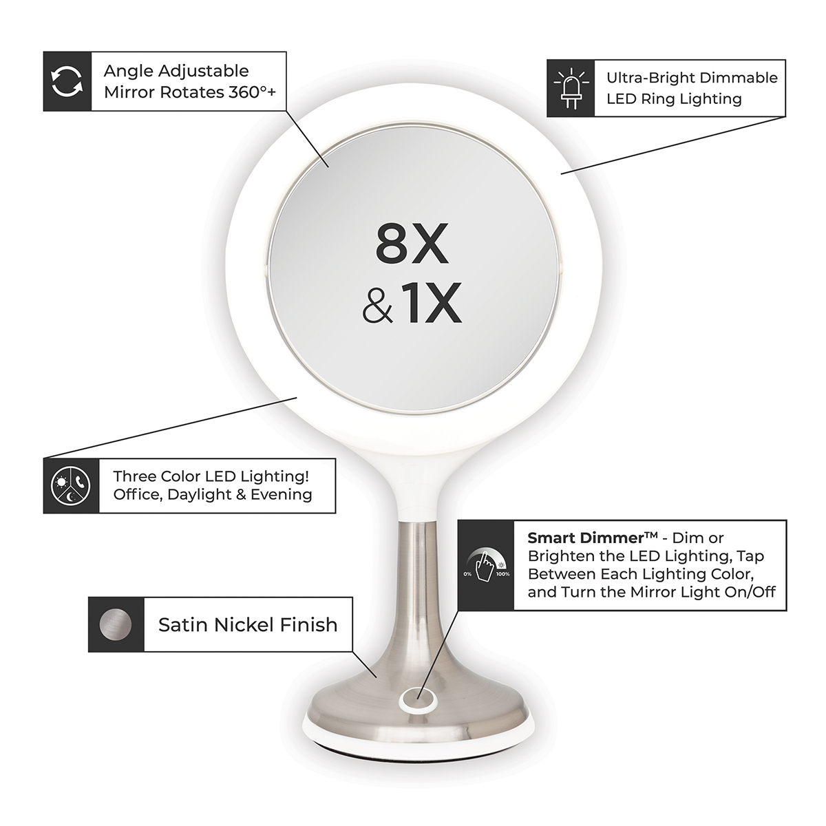 haaar様 Ring Light Vanity Mirror @ SharperImage.com