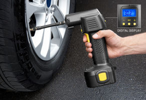 Cordless Auto Stop Tire Inflator by Sharper Image