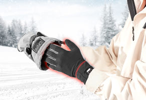 Wireless Rechargeable Warming Glove Liners by Sharper Image 