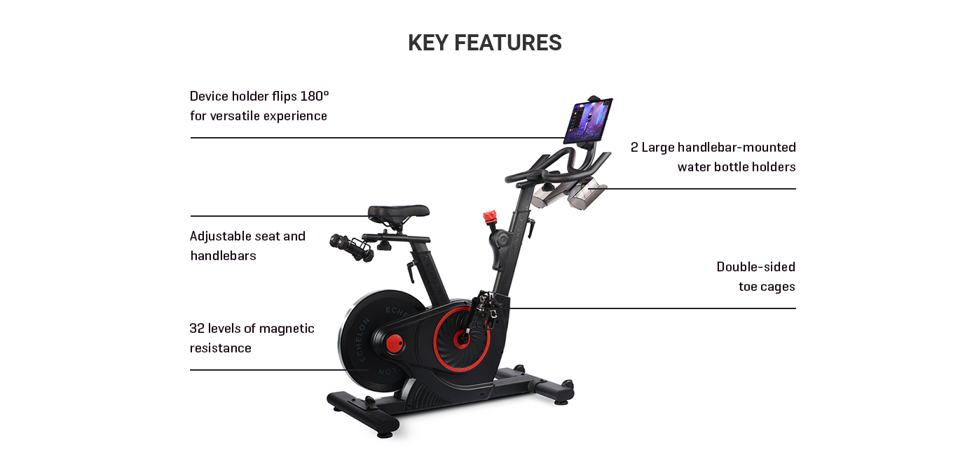 Echelon Connect EX-5 Exercise Bike Key Features