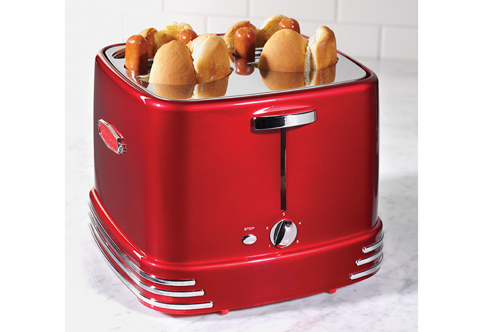 Hot dog selling toaster