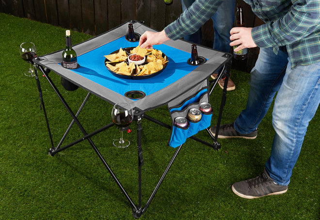 Folding Pop-Up Tailgate Table