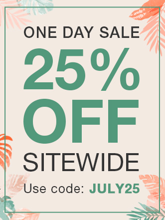 25% off sitewide one day sale