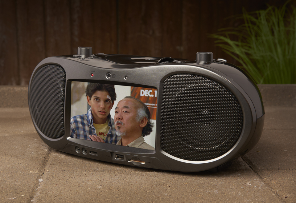 bluetooth dvd boombox