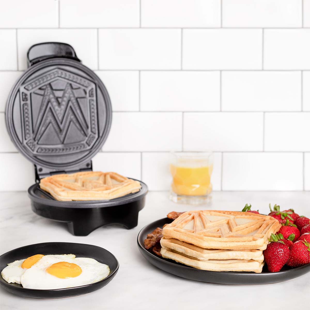 WWE Championship Belt Round Waffle Maker @ SharperImage.com