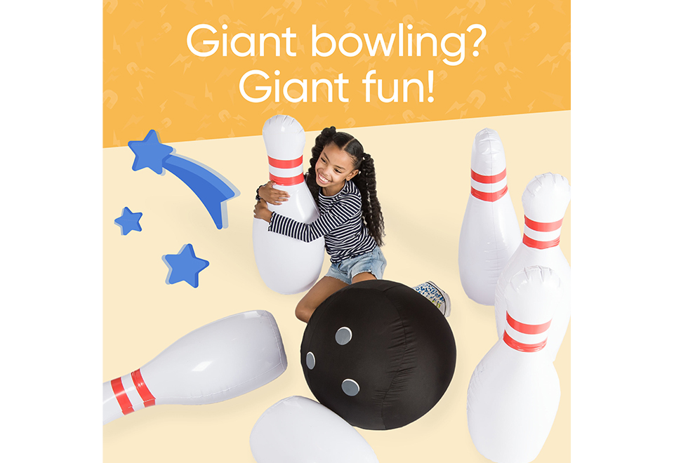 Giant Inflatable Bowling Set @ SharperImage.com