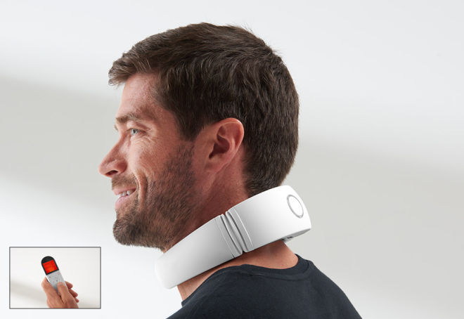 3-in-1 Heated Neck Therapy with Remote by Sharper Image