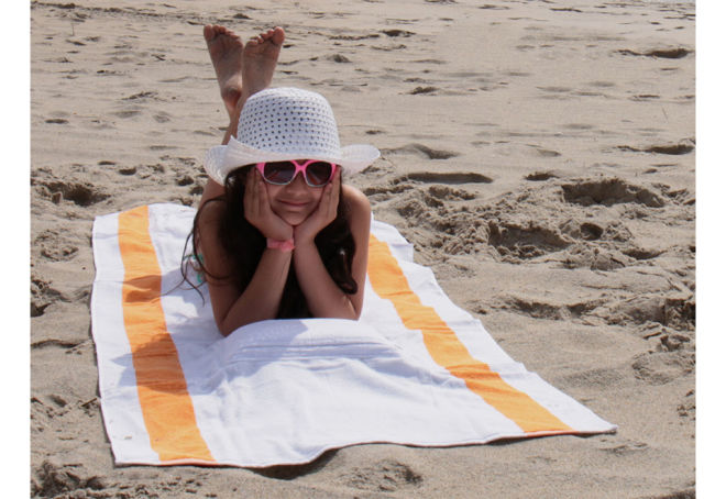The Giant Lounge Chair Towel with Pillow