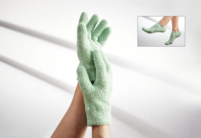 Moisturizing Glove and Bootie Set by Sharper Image