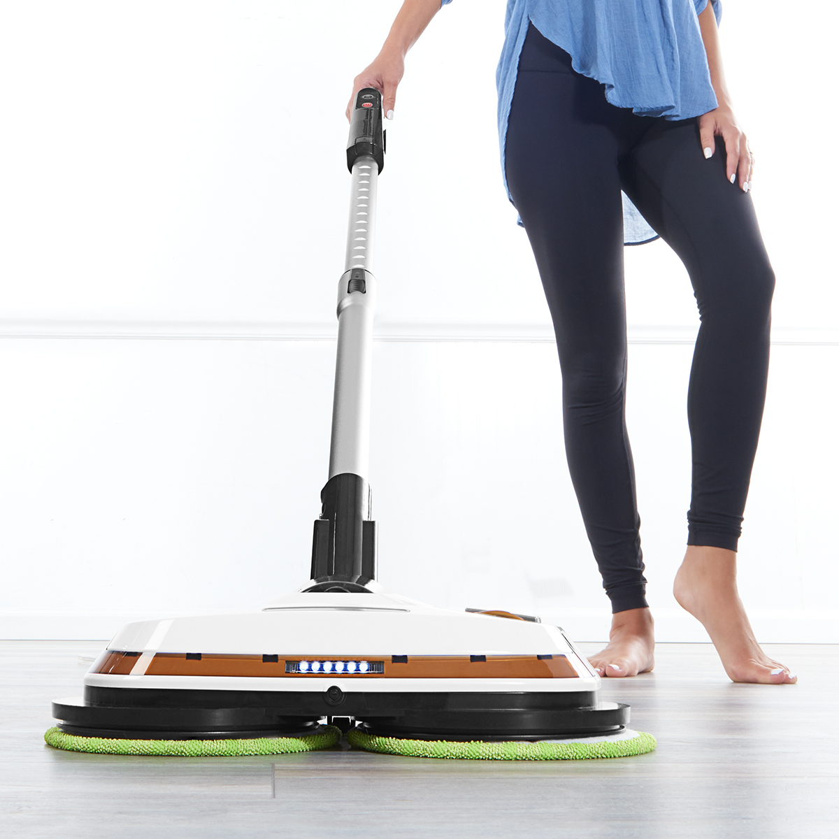 Electric Mop, fashion Cordless Electric Spin Mop, Hardwood Floor Cleaner with Built-in 3