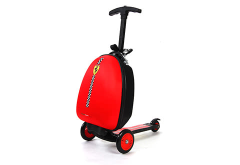 Ferrari Kids Luggage Scooter @
