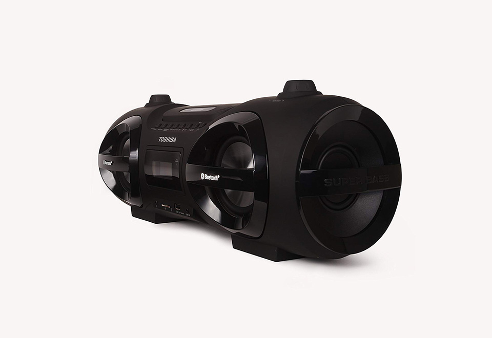 toshiba wireless bluetooth boombox speaker