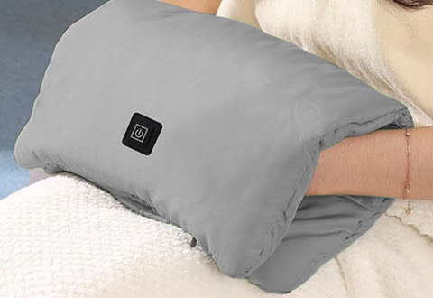 Heating Pillow - Combodeal with Electric Heating Pillow and Heating Pad -  Silvergear