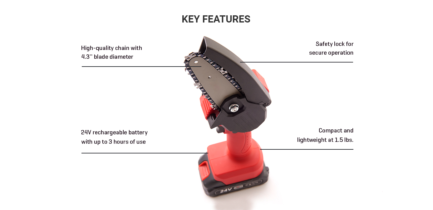 Cordless Electric Mini Chainsaw