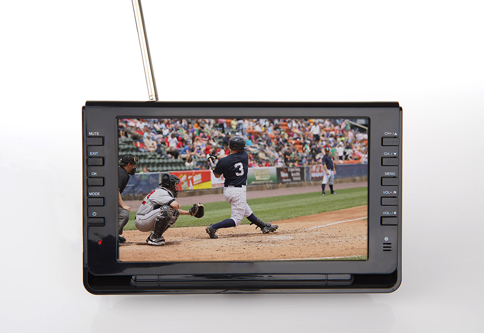 Sharper image portable TV and digital multi media sold player