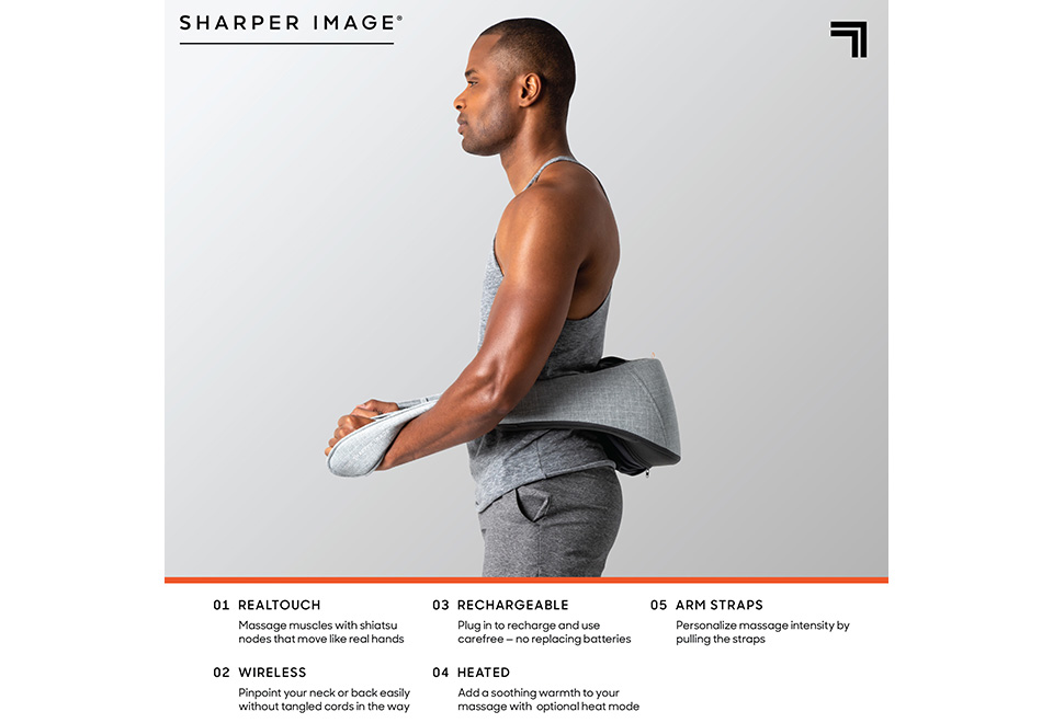 Sharper Image Deep Tissue Massager and heated hot neck massager