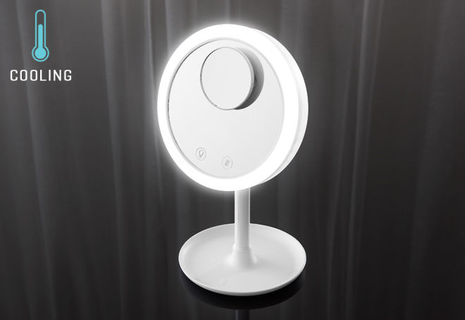 LED Vanity Mirror with Cooling Fan
