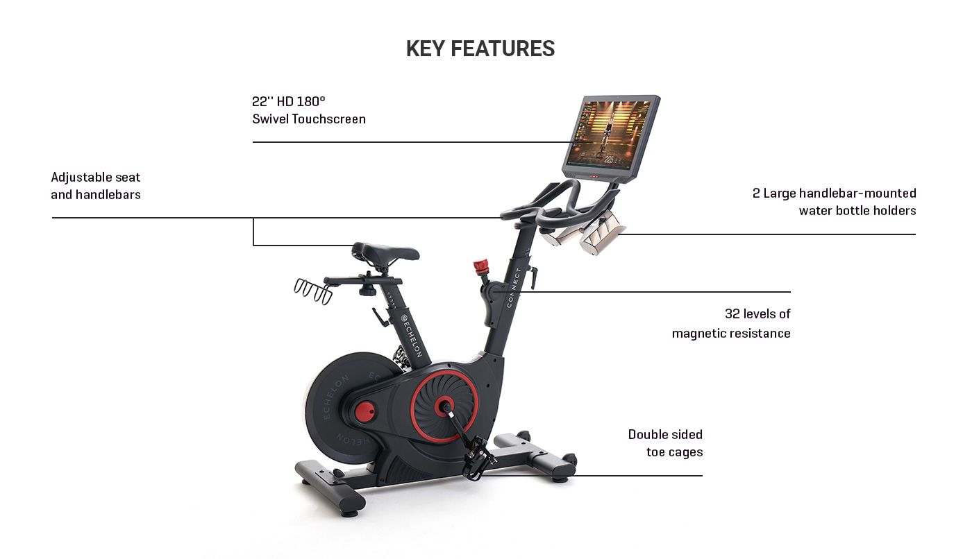 Echelon Connect EX-5s Exercise Bike Key Features