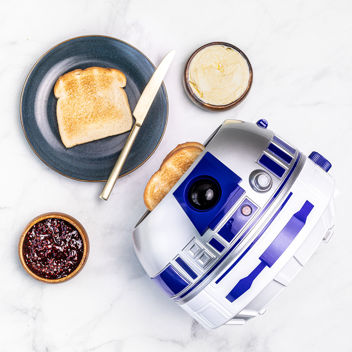 Star Wars R2-D2 Light-Up 2-Slice Toaster @ SharperImage.com