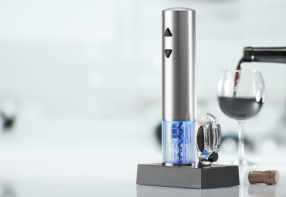 Rechargeable Wine Opener with Foil Cutter