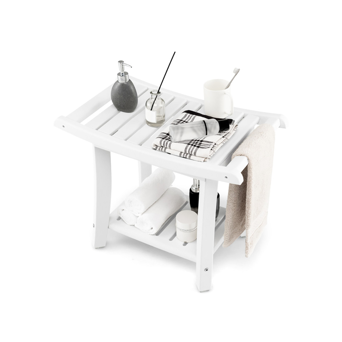 スツール Slim bench clear Amazon.co.jp: JJoias アクリルダイニングテーブルスツール