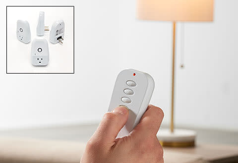 4PACK Programmable Remote Plug Socket Wireless Remote Control Outlet Switch  on/
