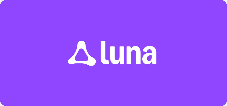 Amazon Luna logo on purple