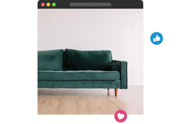 lumen5-tablet-green-velvet-couch-photo
