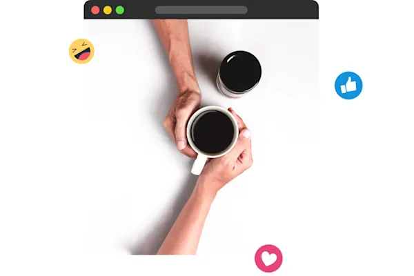 lumen5-tablet-two-hands-holding-coffee-mug