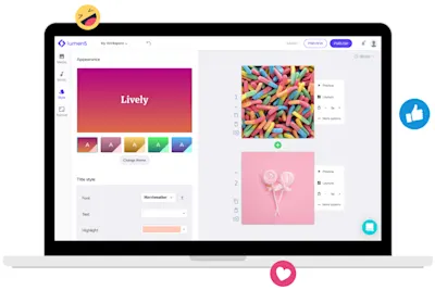 lumen5-laptop-slideshow-theme-candy-product-screenshot