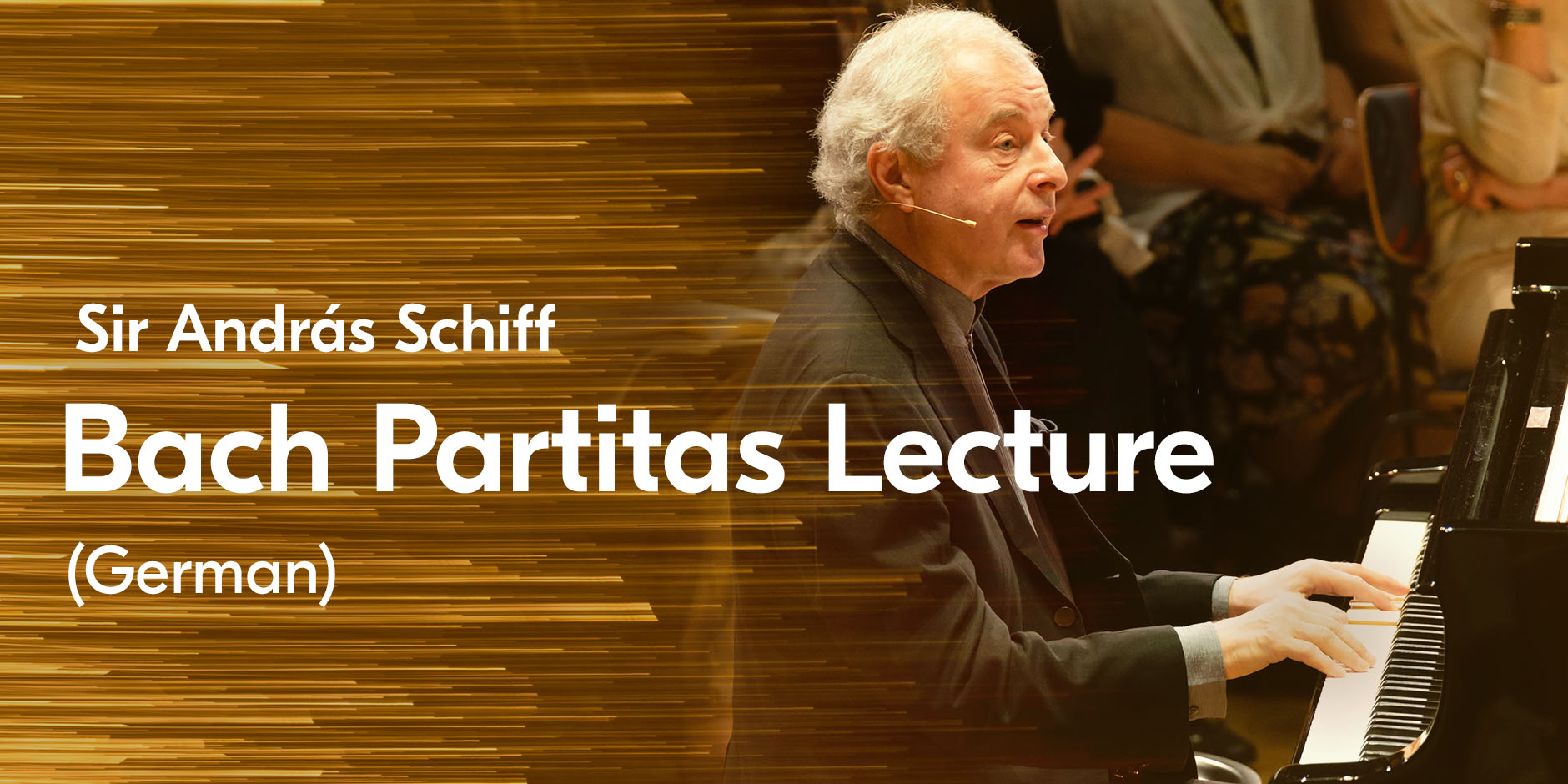 Sir András Schiff – Lecture on the Bach Partitas (DE)