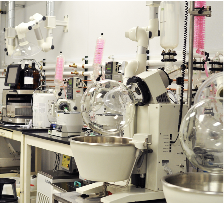 An assortment of laboratory equipment 