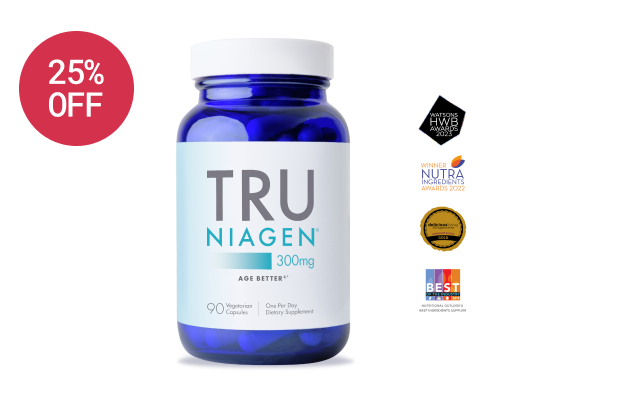 Tru Niagen 300mg | Boost NAD+ Levels Up to 51%