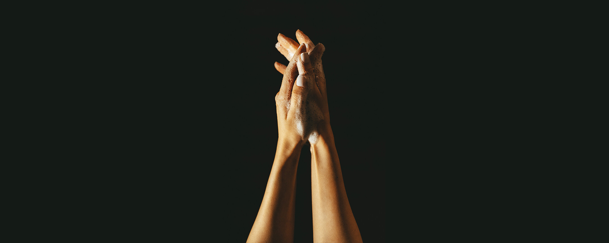 An image of washing hands