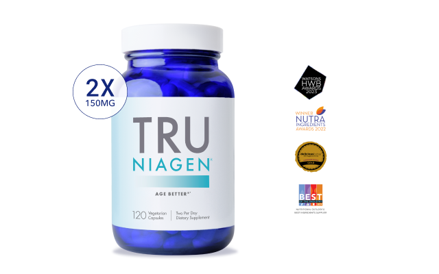 Tru Niagen 150mg 120 count Bottle Front