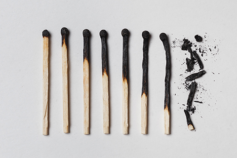 burnt out matchsticks
