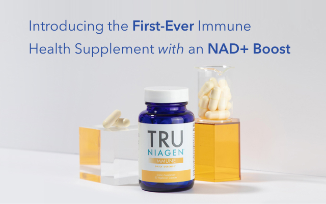 Introducing the First-Ever Immune Health Supplement with an NAD+ Boost