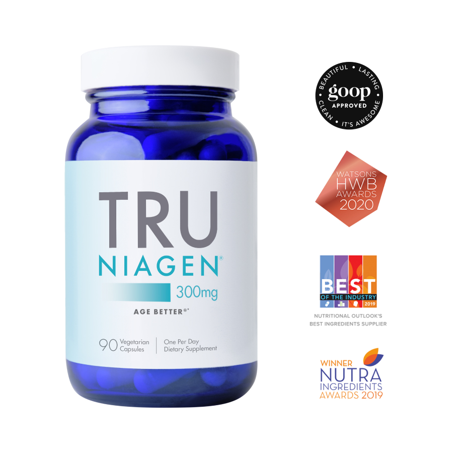 Tru Niagen 300mg 90 count Bottle Front