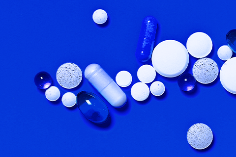 an assortment of mitochondrial supplements