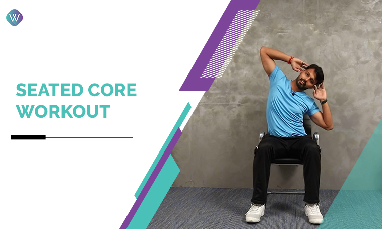 Seated Core Workout on The Wellness Corner