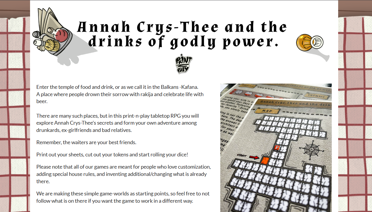 Annah Crys-Thee and the drinks of godly power.