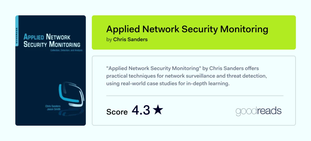 books on network security-applied network security monitoring