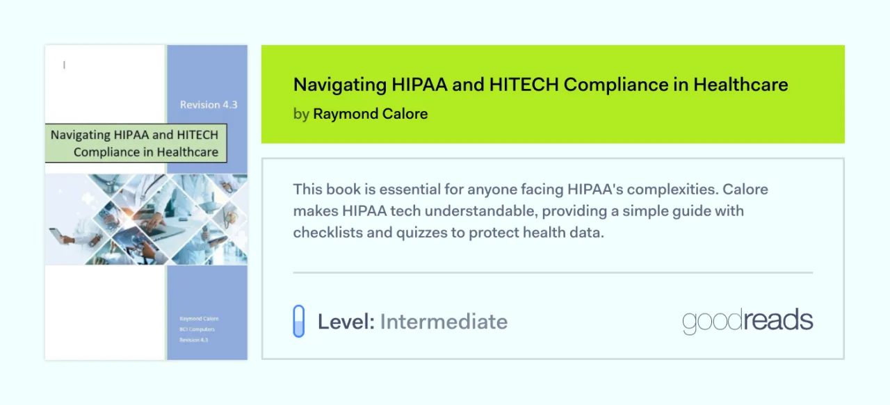 Books 8 Navigating HIPAA and HITECH Compliance in Healthcare