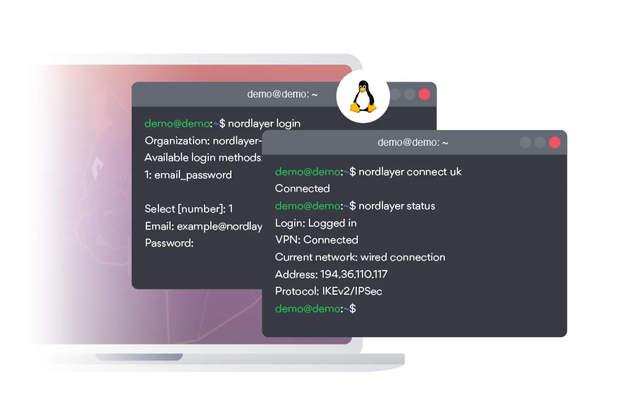 NordLayer Linux app 3